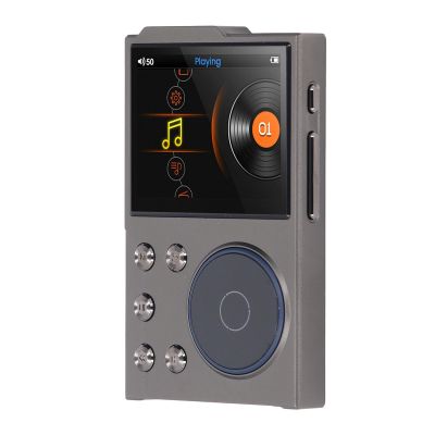 16GB HiFi MP3 Player with Bluetooth, Digital Audio Player 2.4 Inch HD Screen Lossless Music Player for Audible, Home Sound System DSD FLAC HD HiFi Portable MP3 Player