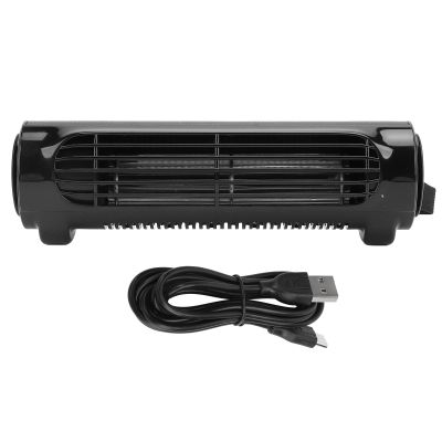 Buachois Car Headrest Fan, Car Seat Cooling Fan, Car Backseat Mounted Fan, ABS 3 Speeds USB Powered Quiet Portable Car Fan Headrest Cooling Fan for Truck (Black)