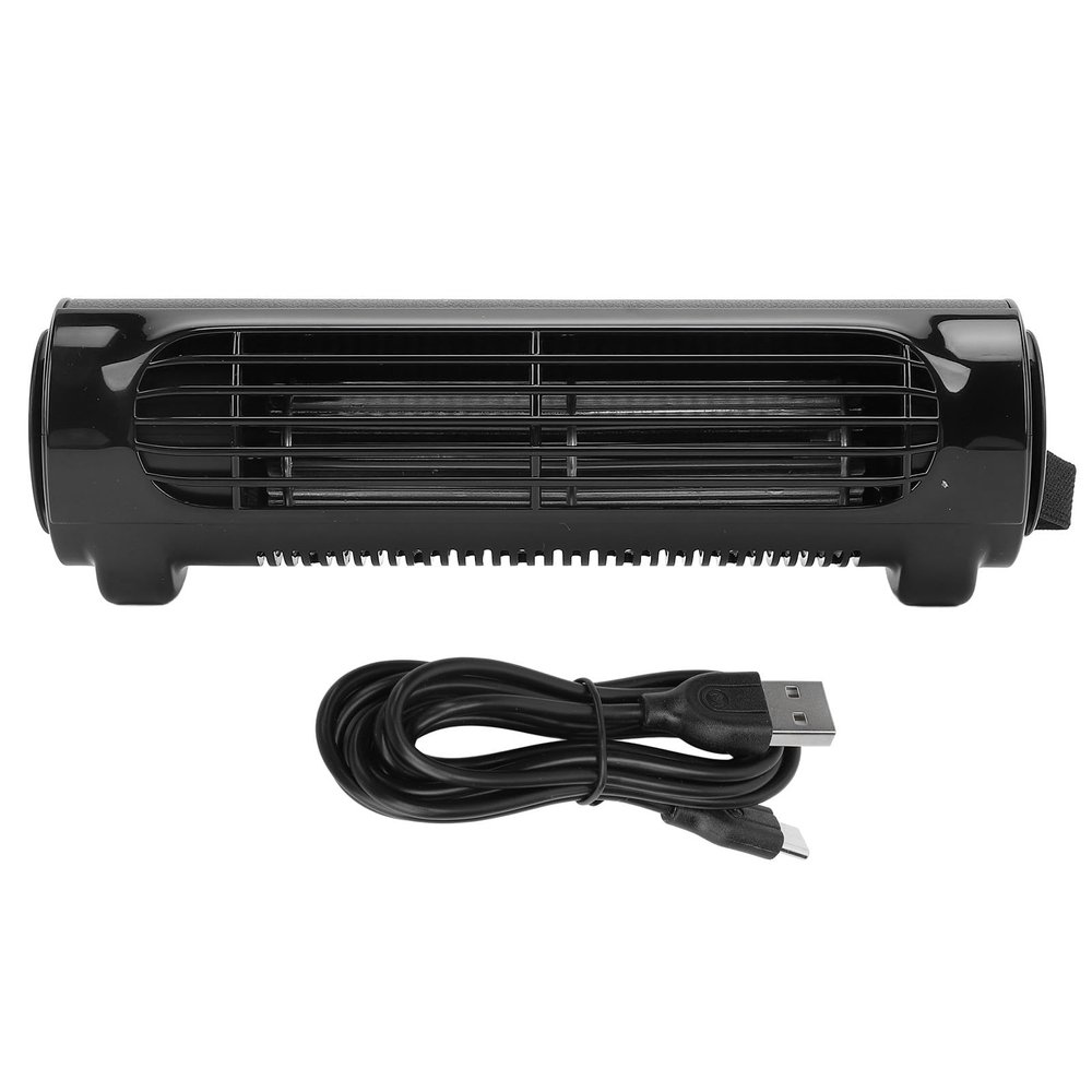 Buachois Car Headrest Fan, Car Seat Cooling Fan, Car Backseat Mounted Fan, ABS 3 Speeds USB Powered Quiet Portable Car Fan Headrest Cooling Fan for Truck (Black)