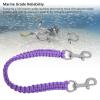 Nurnesy Underwater Dive Camera Hand Strap, Braided Rope with Stainless Steel Swing Hook, Secure Wrist Strap for Diving Photography Equipment view 3