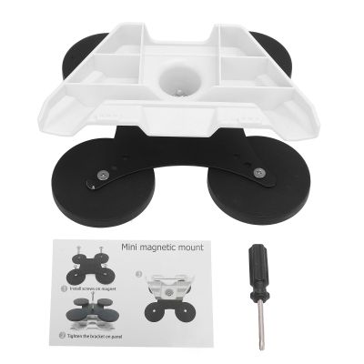 Base Mini, Mini Magnetic Mount, Car Roof Mounting Kit for Mini Internet Satellite Stainless Steel Magnetic Mount Bracket with Screw and Nut
