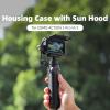 Camera Cage Compatible with DJI Osmo Action 5 Pro/4/3 Action Camera Protective Housing Frame Cage & Sun Hood Sunshade Screen Protector Cover Case Lens Cap for DJI Osmo Action 5 Pro Accessories view 2
