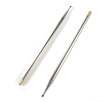 2.5M Whip Antenna For Shortwave Radios, Constructed With 304 Stainless Steel Material(2PCS)