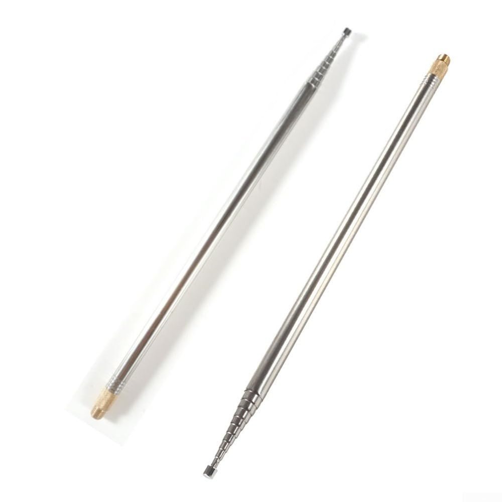 2.5M Whip Antenna For Shortwave Radios, Constructed With 304 Stainless Steel Material(2PCS)