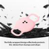 Compatible with Tile Sticker 2024 Locator, Silicone wear-Resistant and Shock-Absorbing, Wrapping Protection, Skin-Friendly and pet-Wearing Without Weight-Bearing, Pink view 2
