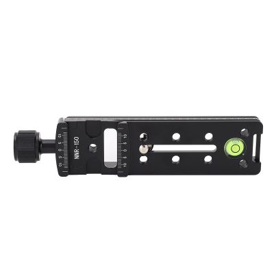 Camera Rail Slider Clamp, Multifunctional Aluminum Alloy Plate for Outdoor Film with Arca Ball Head