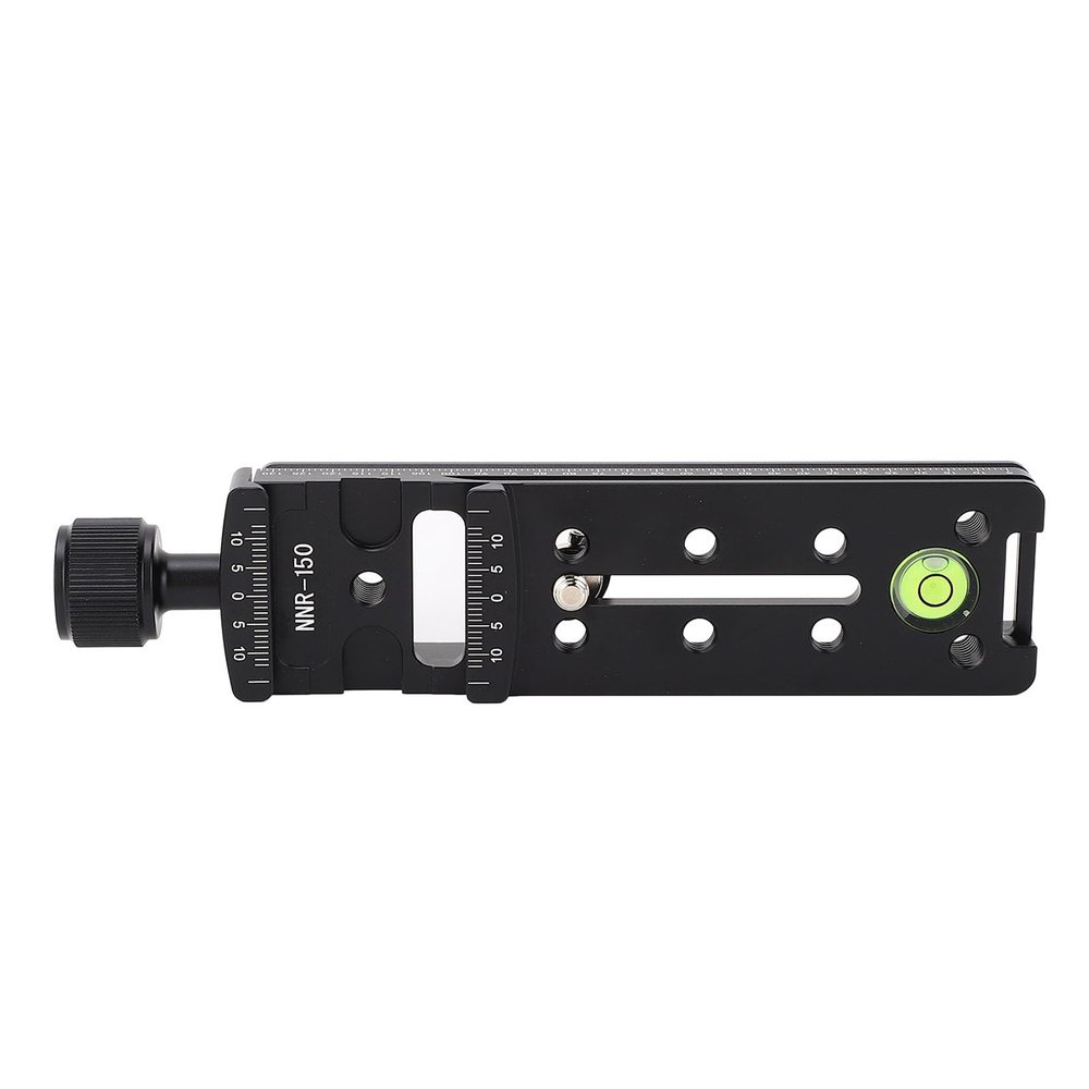 Camera Rail Slider Clamp, Multifunctional Aluminum Alloy Plate for Outdoor Film with Arca Ball Head