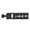 Camera Rail Slider Clamp, Multifunctional Aluminum Alloy Plate for Outdoor Film with Arca Ball Head view 1