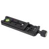 Camera Rail Slider Clamp, Multifunctional Aluminum Alloy Plate for Outdoor Film with Arca Ball Head view 4