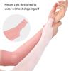 1 Pair Moisturizing Arm Soften Sleeve, Soft SEBS Material Thumb Hole Design, Essential Oil Lotion Compatible,Convenient Daily Skincare Accessory with Slip for Smooth Skin view 3