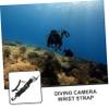ADOCARN Camera Wrist Strap Lost Spring Rope Diving Lanyard for Scuba Diving Fin Lanyard for Camera view 3