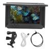Underwater Fishing Camera Monitor, 5.0 Inch Display Screen 1500cd 3.5MM Port AV Video Connection Fish Finder Monitor Screen for Most Underwater Cameras, Monitor ONLY view 1