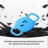 Compatible with Tile Sticker 2024 Locators, Silicone wear-Resistant and Shock-Absorbing, Wrapping Protection, Skin-Friendly and pet-Wearing Without Weight-Bearing,Blue+Blue+ view 2