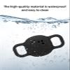 Compatible with Tile Sticker 2024 Locator, Silicone wear-Resistant and Shock-Absorbing, Wrapping Protection, Skin-Friendly and pet-Wearing Without Weight-Bearing, Black view 4