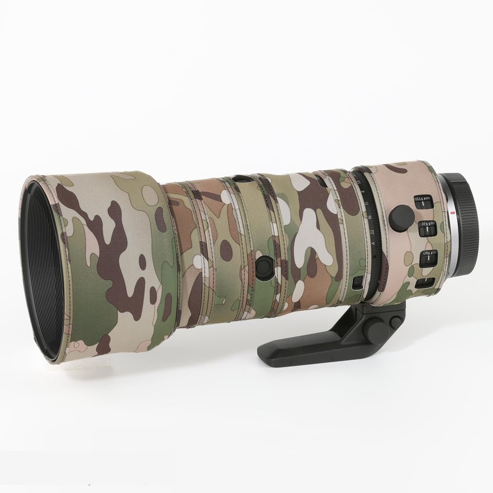 CHASING BIRDS Lens Camouflage Waterproof Coat for Canon RF 70-200mm F2.8 L is USM Z Rainproof Lens Protective Cover Version IV (Desert Camouflage, with RF 2.0X)