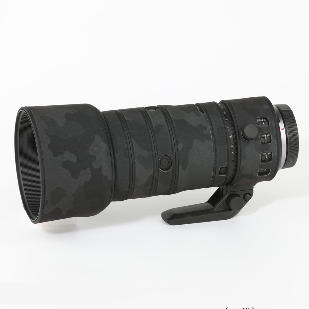 CHASING BIRDS Lens Camouflage Waterproof Coat for Canon RF 70-200mm F2.8 L is USM Z Rainproof Lens Protective Cover Version IV (Shadow Black, with RF 1.4X)