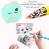 Instant Print Camera for Kids, Kids Digital Camera Instant Print, Portable Thermal Print Kids Camera with Print Paper, 12MP Photo, Multiple Zoom, 2 Inch HD Screen (64GB) view 3