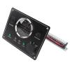 GEERYZHE Boat Gauges Set, Digital Gauge Cluster Set Metal Plastic Marine Instrument Panel with Keys for Yachts Speedboats (Black) view 4