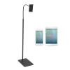 Asixxsix Adjustable Phone Floor Stand, Aluminum Alloy Live Streaming Cell Phone Tablet Stand Holder with Flexible Gooseneck, Stable Base for Cell Phones and Tablets 4.7 to 7.4 inch view 2
