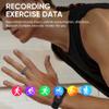 Retro Smart Ring Health Tracker, IP68 Waterproof Fitness Tracker, Sleep & Step Monitoring, Smart Ring with Heart Rate, Calorie & Activity Tracking, iOS & Android Compatible(#10(Black)) view 2