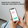 Retro Smart Ring Health Tracker, IP68 Waterproof Fitness Tracker, Sleep & Step Monitoring, Smart Ring with Heart Rate, Calorie & Activity Tracking, iOS & Android Compatible(#10(Black)) view 4