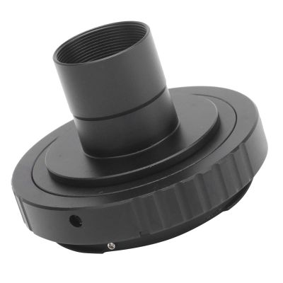 24.5mm 0.965in Lens Adapter T Ring Metal Lens Adapter Manual Control and Exposure M42x0.75mm Thread for Telescope Accessories Black