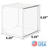 STORi Stackable Clear Plastic CD Organizers (2 Pack) Cube Jewel Case Holders Perfect for Theatre Room | Holds up to 12 CD Cases per Organizer | Made in USA view 3