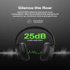 Belkin SoundForm Isolate Bluetooth Over-Ear Headphones - Hybrid Active Noise Cancelling Headphones - Wireless w/ 60H Playtime, Fast Charging & CloudCushion Ear Cups for Travel, Home, or Office - Black view 2