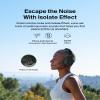 Belkin SoundForm Isolate Bluetooth Over-Ear Headphones - Hybrid Active Noise Cancelling Headphones - Wireless w/ 60H Playtime, Fast Charging & CloudCushion Ear Cups for Travel, Home, or Office - Black view 3