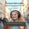 Belkin SoundForm Isolate Bluetooth Over-Ear Headphones - Hybrid Active Noise Cancelling Headphones - Wireless w/ 60H Playtime, Fast Charging & CloudCushion Ear Cups for Travel, Home, or Office - Black view 4