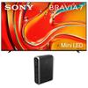 Sony K65XR70 65 Inch 4K Bravia LCD Mini LED Full Array HDR Google TV with an Austere 7S-PS4-US1 4-Outlet Power with Omniport USB (2024) view 1