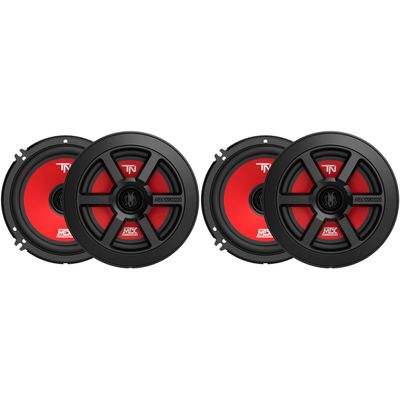 MTX Audio Two Pairs of TERMINATOR6 Terminator Series 6.5 Coaxial Bundle