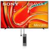 Sony K65XR70 65 Inch 4K Bravia LCD Mini LED Full Array HDR Google TV with an Austere 5S-PS8-US1 V-Series 8-Outlet Power w/Omniport USB (2024) view 1