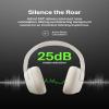 Belkin SoundForm Isolate Bluetooth Over-Ear Headphones - Hybrid Active Noise Cancelling Headphones - Wireless w/ 60H Playtime, Fast Charging & CloudCushion Ear Cups for Travel, Home, or Office - Sand view 2