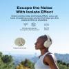 Belkin SoundForm Isolate Bluetooth Over-Ear Headphones - Hybrid Active Noise Cancelling Headphones - Wireless w/ 60H Playtime, Fast Charging & CloudCushion Ear Cups for Travel, Home, or Office - Sand view 3