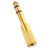 6.5mm Male to 3.5mm Female Audio Adapter aux Adapter for Headphones Plug and Play view 1