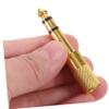 6.5mm Male to 3.5mm Female Audio Adapter aux Adapter for Headphones Plug and Play view 4
