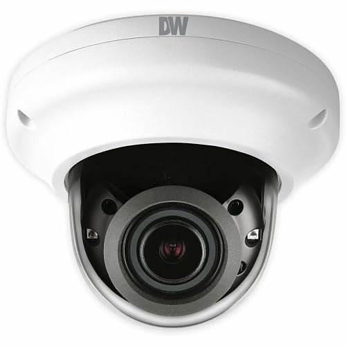 Digital Watchdog DWC-XSDE08MI MEGApix Ai 4K Low-Profile Vandal Dome Camera, 2.7-13.5mm Varifocal Lens (NDAA Compliant)