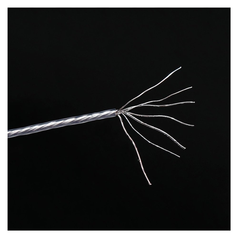 UL (PVC) Wire and Cable 1AG Signal Line OCC Single Crystal Copper Silver-Plated Speaker Machine Internal Fever Audio Speaker Wire