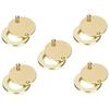ARTIBETTER 5pcs Peephole Cover Plate Copper Door Viewer Protector for Enhanced Privacy Design for Apartments and Homes Door Hole Shield view 1