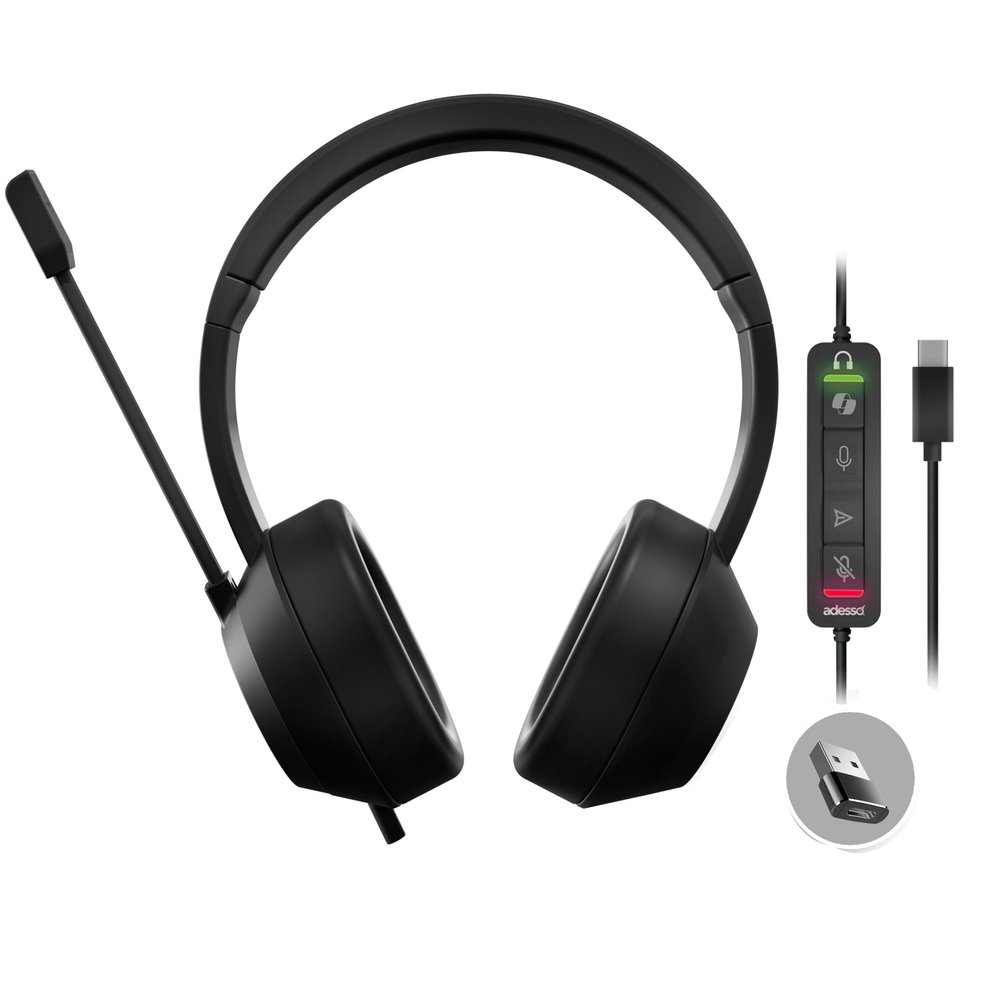 Adesso XtreamP7 Wired Headset W/ Copilot Key