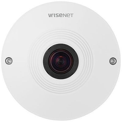 Hanwha Vision QNF-8010B Q-Series 6MP Indoor 360 Fisheye Camera, 1.14mm Lens, Black