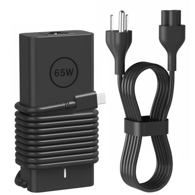 GEYUTOTE 65W USB C Laptop Charger Compatible with Dell Laptop Charger for Latitude 5000 Series and XPS Chromebook Computer Type C Fast Power Adapter