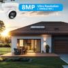 4K 8MP PoE IP Turret Camera Outdoor 24/7 Full Color Night Version 2.8mm 105 Wide Angle, H.265, IP67, Compatible with Uniview NVR, NDAA Compliant IP Security Camera view 4