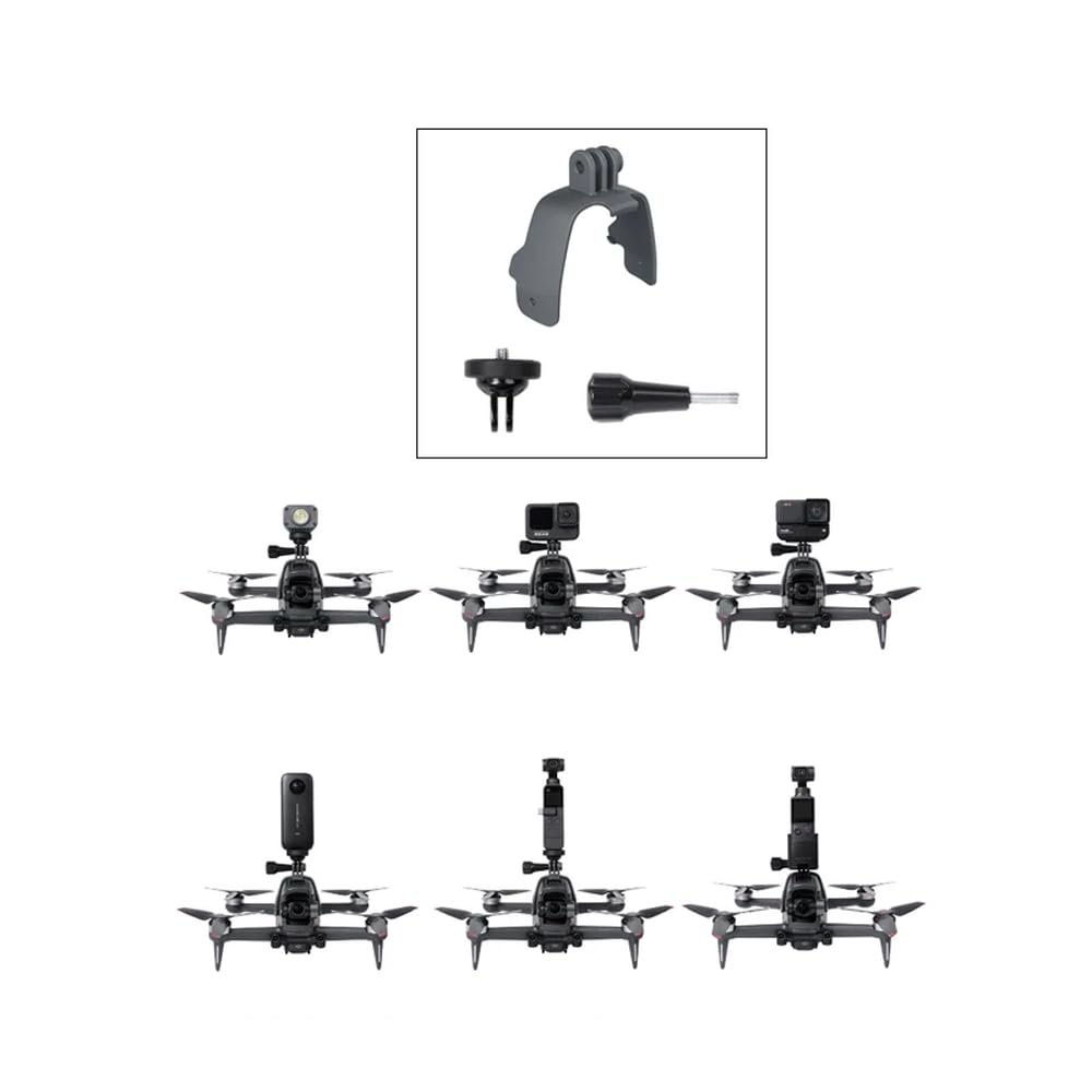 Camera Extended Bracket Compatible With FPV Combo Drone Accessories Mount Holder Compatible With Sports Action Adapter Clamp Stand