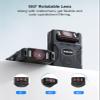BOBLOV M7Pro 4K GPS Body Worn Camera, Internal 256GB Body Camera with Audio, 180 Rotate Lens, 4000mAh for 14 Hours Video Recording, Fast Charging with 4-5 Hrs for Law Enforcement, Delivery(256GB view 2