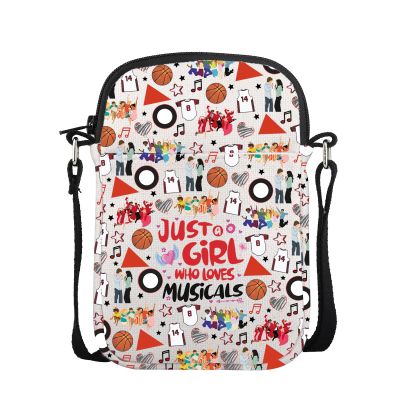 VAMSII School Musical Merchandise High Crossbody Bag School Musical Inspired Gift for Fan (USHighSchoolCrossbody)