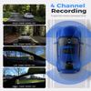 360 View 4 Channel Dash Cam Front and Rear Left Right Inside Camera for Cars, GPS and 5G Band WiFi, Night Vision, 160 Wide Angle, WDR, 24H Parking Mode, Supercapacitor, Included 128GB Card view 2