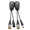 RJ45 CAT5 Data Transmitter BNC Twisted Pair Connector, BNC to RJ45 Network Transceiver, 2Pcs view 1