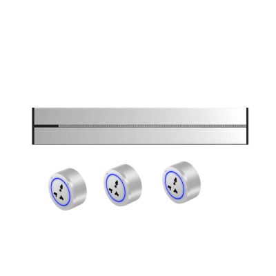 40 CM 50 CM 60 CM Movable Track Socket Rail Wall Mounted Power Socket Household Appliances Power 8000 W,C-50CM